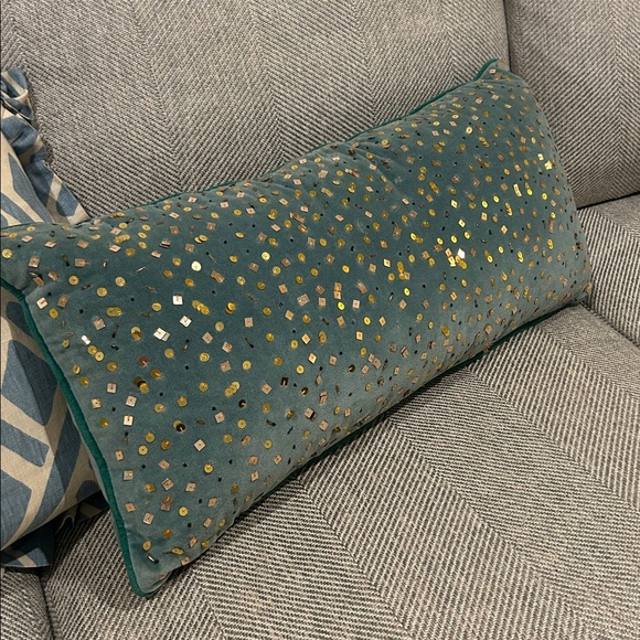 Anthropologie Confetti Lumbar Throw Decorative Pillow - Picture 7 of 11